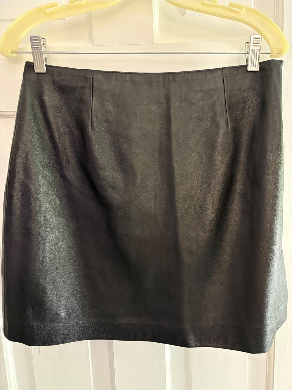 Vivienne Tam Black Leather Mini Skirt - Women 3